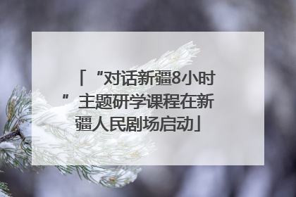 “对话新疆8小时”主题研学课程在新疆人民剧场启动