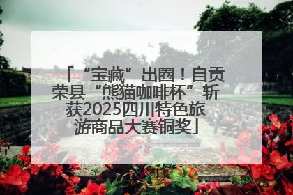 “宝藏”出圈！自贡荣县“熊猫咖啡杯”斩获2025四川特色旅游商品大赛铜奖