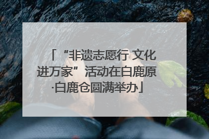 “非遗志愿行 文化进万家”活动在白鹿原·白鹿仓圆满举办