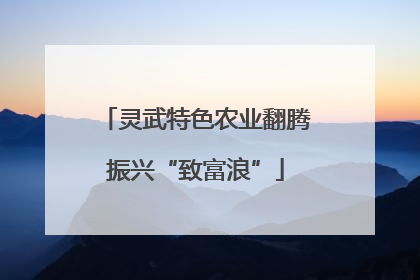 灵武特色农业翻腾振兴“致富浪”