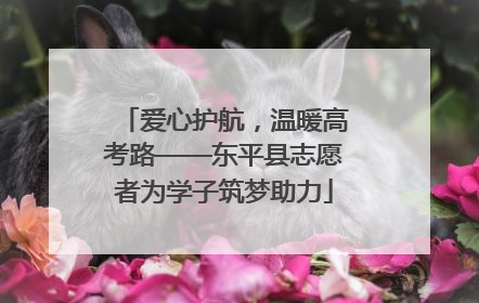 爱心护航，温暖高考路——东平县志愿者为学子筑梦助力