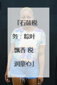 石鼓税务：粽叶飘香 税润童心