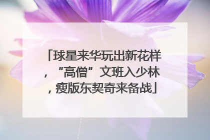 球星来华玩出新花样，“高僧”文班入少林，瘦版东契奇来备战