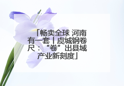 畅卖全球 河南有一套丨虞城钢卷尺：“卷”出县域产业新刻度