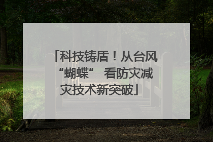 科技铸盾！从台风“蝴蝶” 看防灾减灾技术新突破