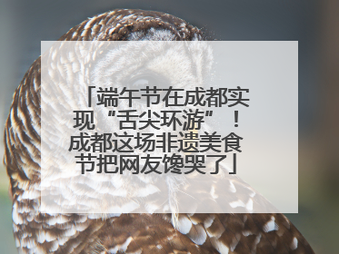 端午节在成都实现“舌尖环游”！成都这场非遗美食节把网友馋哭了