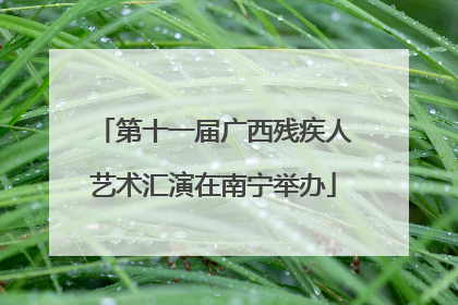 第十一届广西残疾人艺术汇演在南宁举办