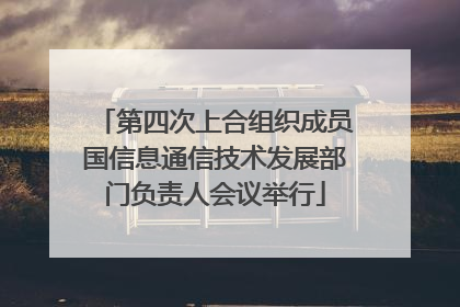 第四次上合组织成员国信息通信技术发展部门负责人会议举行