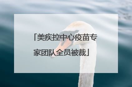美疾控中心疫苗专家团队全员被裁