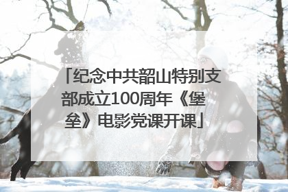 纪念中共韶山特别支部成立100周年《堡垒》电影党课开课
