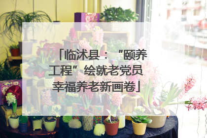 临沭县：“颐养工程”绘就老党员幸福养老新画卷