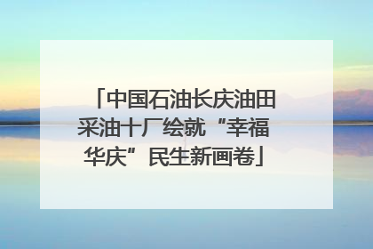 中国石油长庆油田采油十厂绘就“幸福华庆”民生新画卷