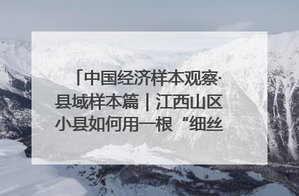 中国经济样本观察·县域样本篇｜江西山区小县如何用一根“细丝”拉出百亿级产业？