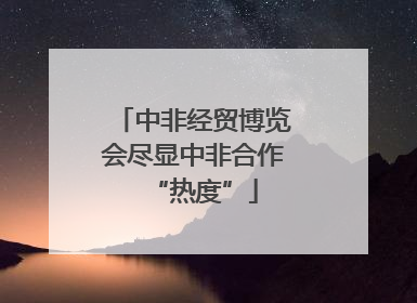 中非经贸博览会尽显中非合作“热度”