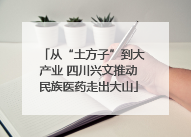 从“土方子”到大产业 四川兴文推动民族医药走出大山