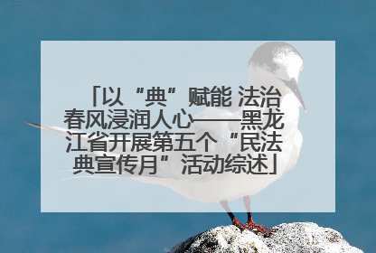 以“典”赋能 法治春风浸润人心——黑龙江省开展第五个“民法典宣传月”活动综述