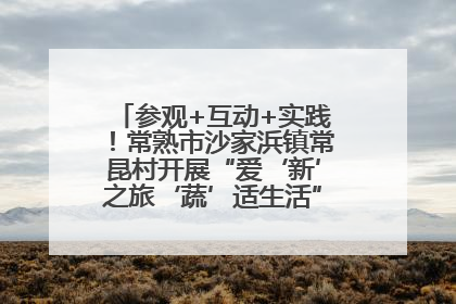 参观+互动+实践！常熟市沙家浜镇常昆村开展“爱‘新’之旅‘蔬’适生活”参观学习活动