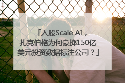 入股Scale AI，扎克伯格为何豪掷150亿美元投资数据标注公司？