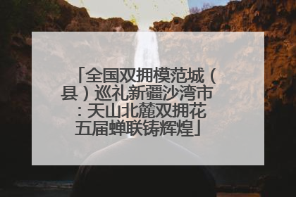全国双拥模范城（县）巡礼新疆沙湾市：天山北麓双拥花 五届蝉联铸辉煌