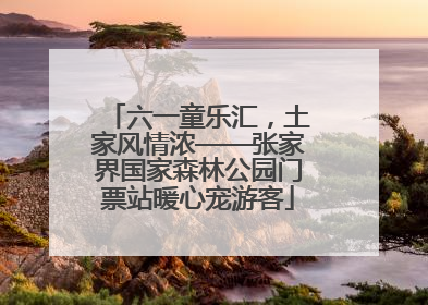 六一童乐汇，土家风情浓——张家界国家森林公园门票站暖心宠游客