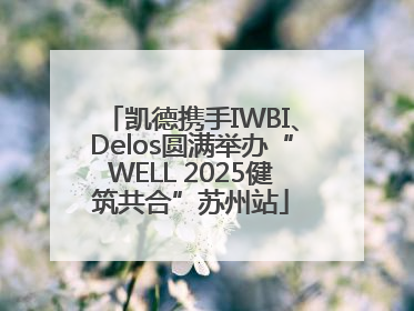 凯德携手IWBI、Delos圆满举办“WELL 2025健筑共合”苏州站