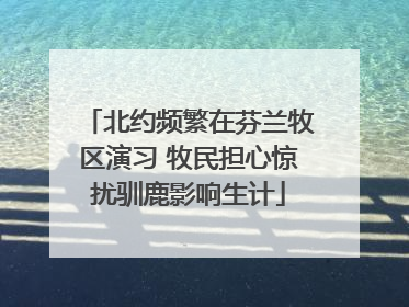 北约频繁在芬兰牧区演习 牧民担心惊扰驯鹿影响生计