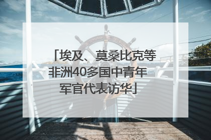 埃及、莫桑比克等非洲40多国中青年军官代表访华