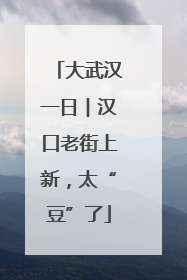 大武汉一日︱汉口老街上新，太“豆”了