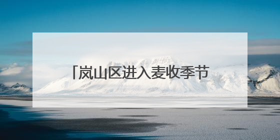 岚山区进入麦收季节，昔日“老大难”，变成今朝“抢手货”！