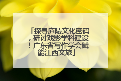 探寻庐陵文化密码，研讨戏影学科建设！广东省写作学会赋能江西文旅