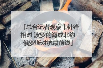 总台记者观察丨针锋相对 波罗的海成北约俄罗斯对抗最前线