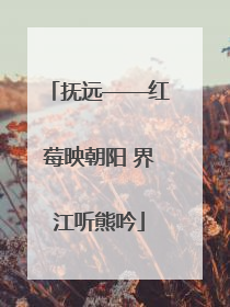 抚远——红莓映朝阳 界江听熊吟