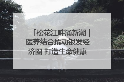 松花江畔涌新潮｜医养结合撬动银发经济圈 打造生命健康产业新样本