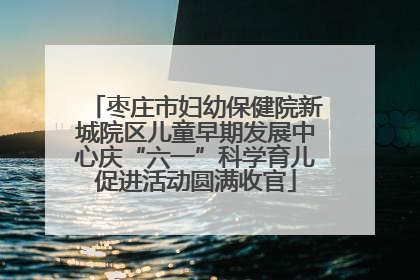 枣庄市妇幼保健院新城院区儿童早期发展中心庆“六一”科学育儿促进活动圆满收官