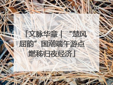 文脉华章｜“楚风屈韵”国潮端午游点燃秭归夜经济