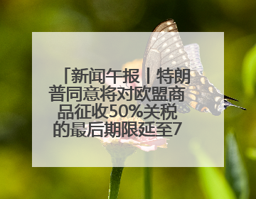 新闻午报丨特朗普同意将对欧盟商品征收50%关税的最后期限延至7月9日；00后舞蹈老师“花式”推介家乡岳阳>>