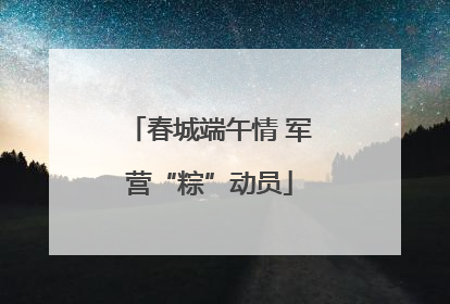 春城端午情 军营“粽”动员