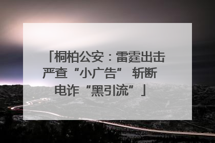桐柏公安：雷霆出击严查“小广告” 斩断电诈“黑引流”