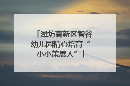 潍坊高新区智谷幼儿园精心培育“小小策展人”