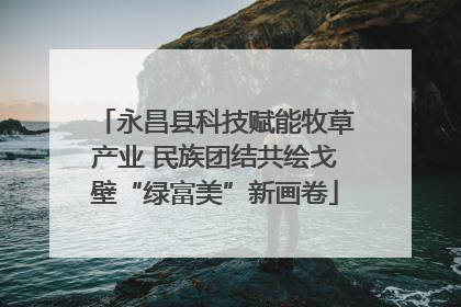 永昌县科技赋能牧草产业 民族团结共绘戈壁“绿富美”新画卷