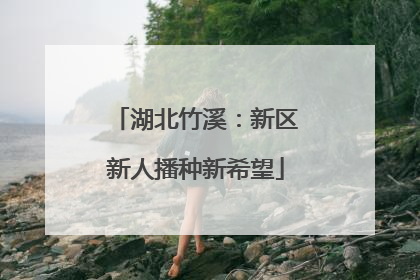 湖北竹溪：新区新人播种新希望