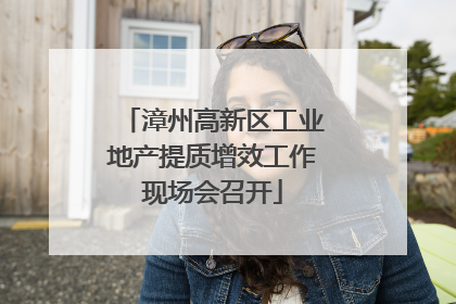 漳州高新区工业地产提质增效工作现场会召开