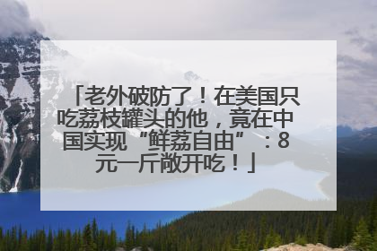 老外破防了！在美国只吃荔枝罐头的他，竟在中国实现“鲜荔自由”：8元一斤敞开吃！