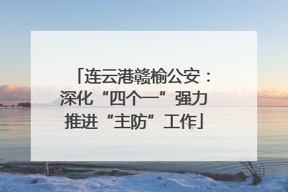 连云港赣榆公安：深化“四个一”强力推进“主防”工作