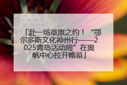 赴一场草原之约！“鄂尔多斯文化神州行——2025青岛活动周”在奥帆中心拉开帷幕