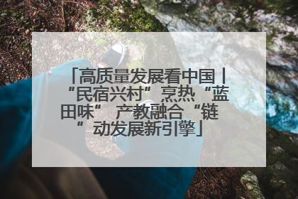 高质量发展看中国丨“民宿兴村”烹热“蓝田味” 产教融合“链”动发展新引擎