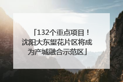 132个重点项目！沈阳大东望花片区将成为产城融合示范区