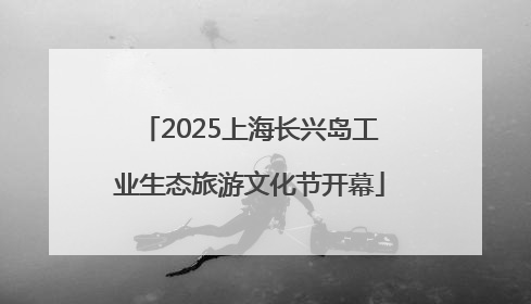 2025上海长兴岛工业生态旅游文化节开幕