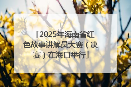2025年海南省红色故事讲解员大赛（决赛）在海口举行