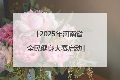 2025年河南省全民健身大赛启动